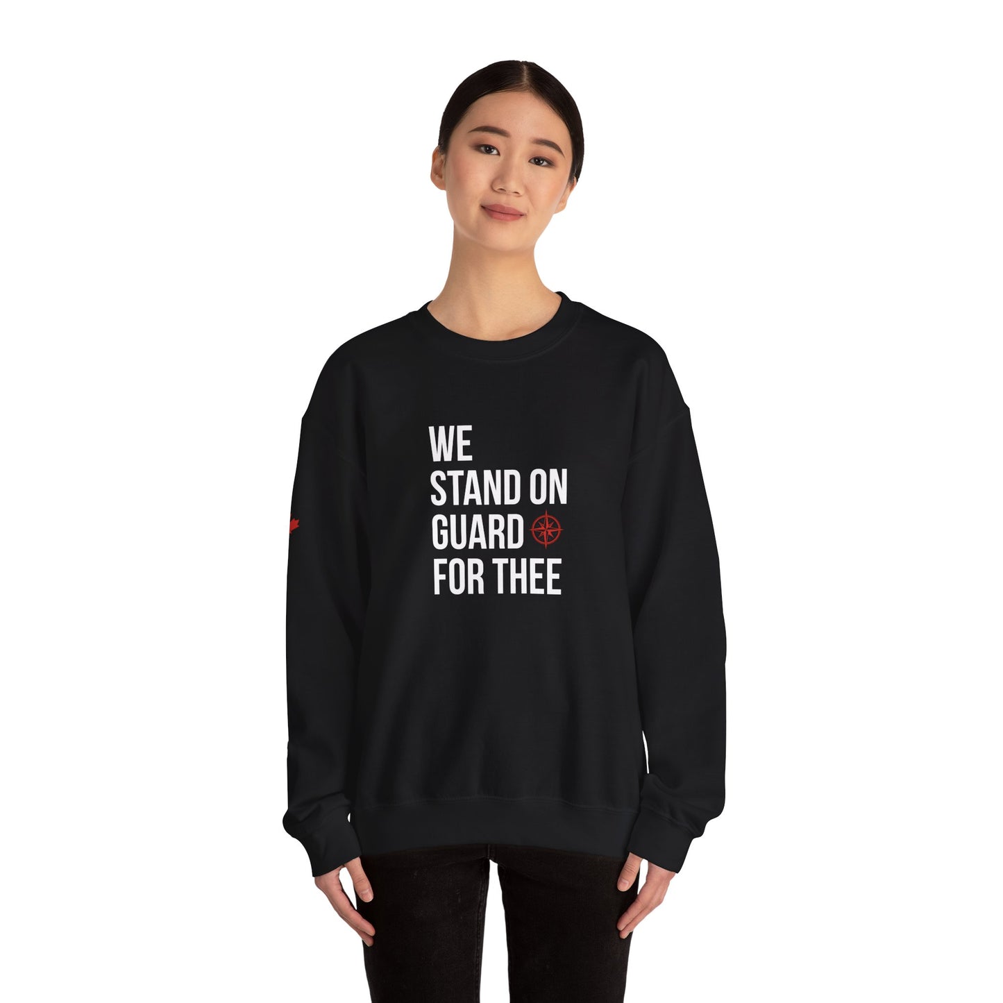 We Stand On Guard For Thee Crewneck Sweatshirt