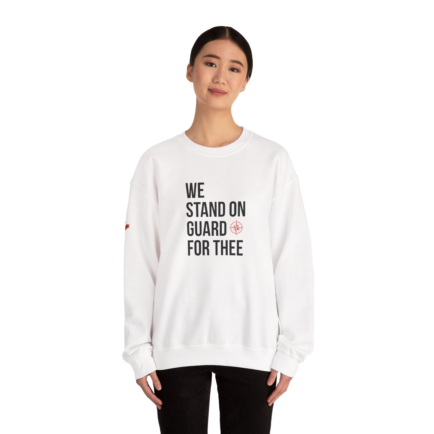 We Stand On Guard For Thee Crewneck Sweatshirt