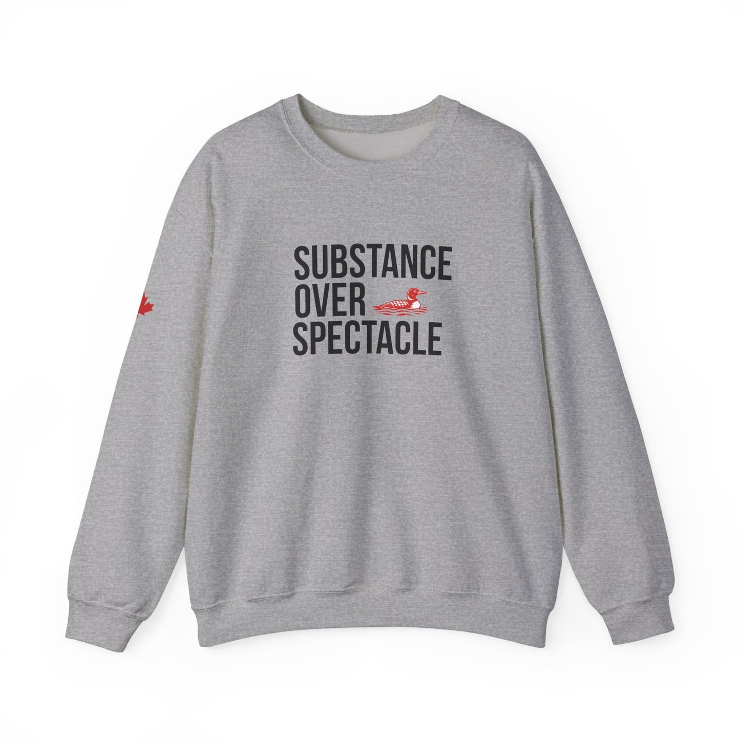 Substance Over Spectacle Crewneck Sweatshirt