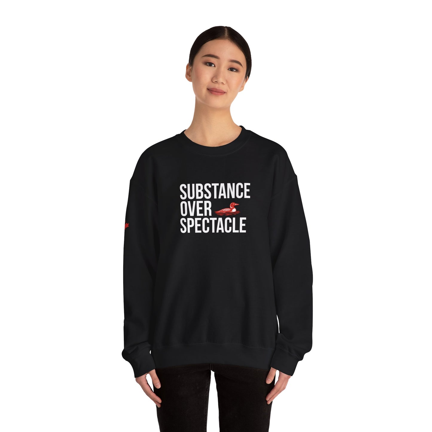 Substance Over Spectacle Crewneck Sweatshirt