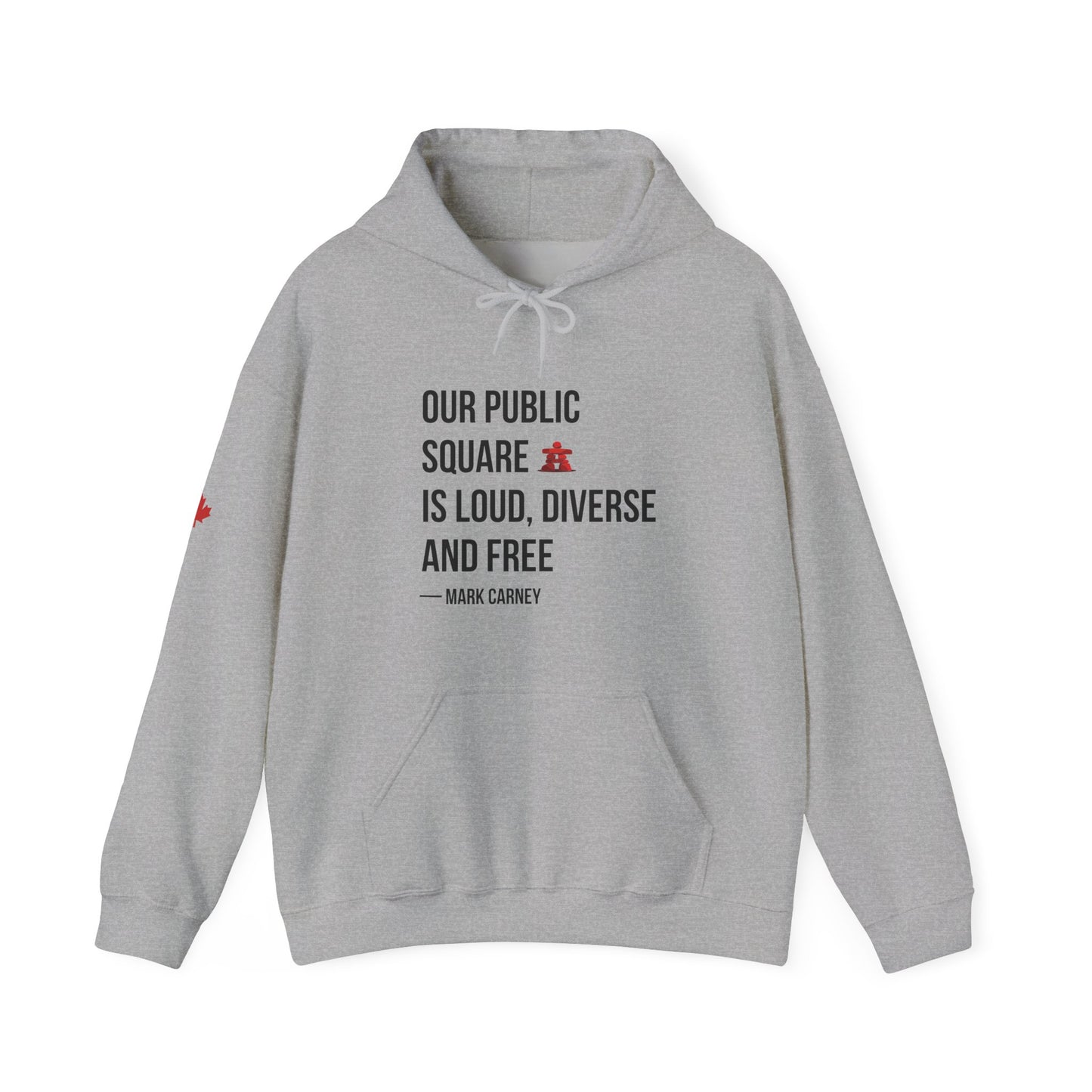 Our Public Square Is Loud, Diverse and Free Hoodie