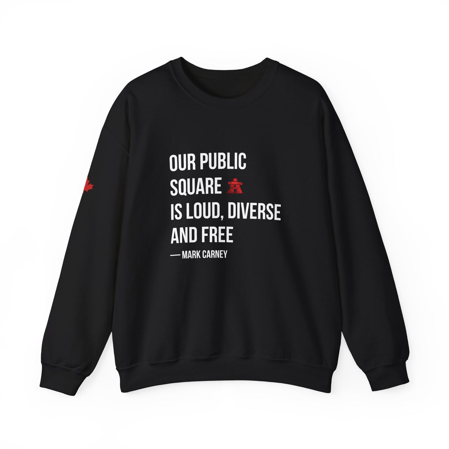 Our Public Square Is Loud, Diverse, and Free Crewneck Sweatshirt