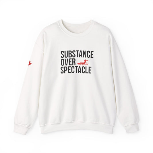 Substance Over Spectacle Crewneck Sweatshirt