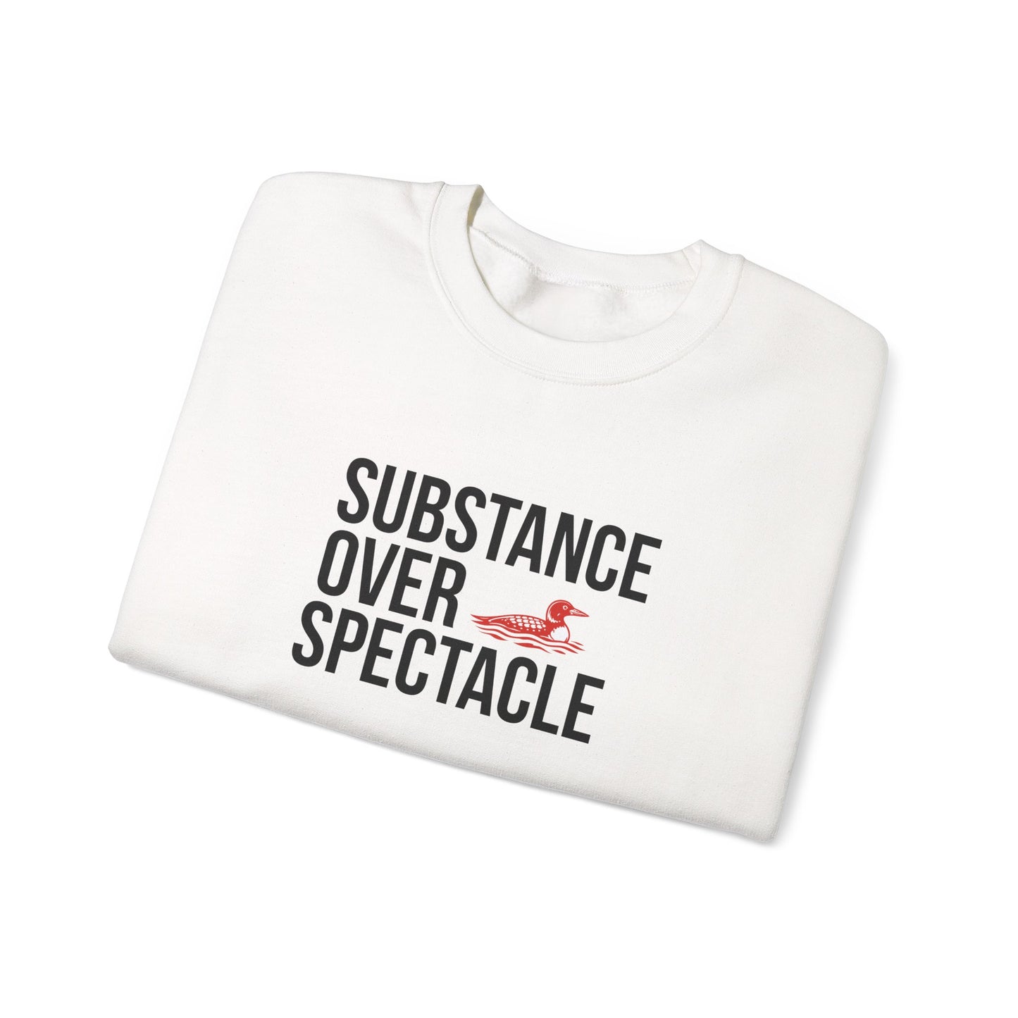 Substance Over Spectacle Crewneck Sweatshirt