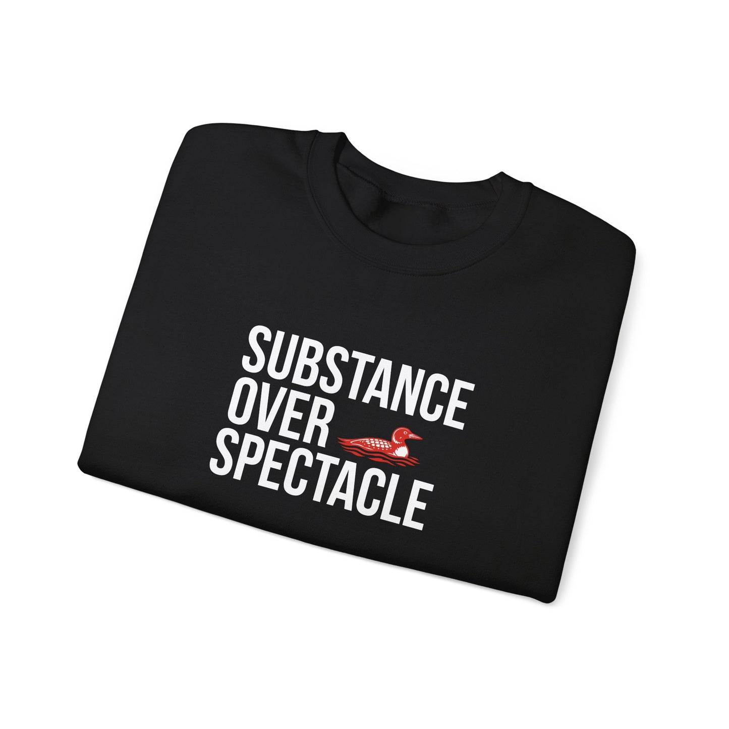 Substance Over Spectacle Crewneck Sweatshirt