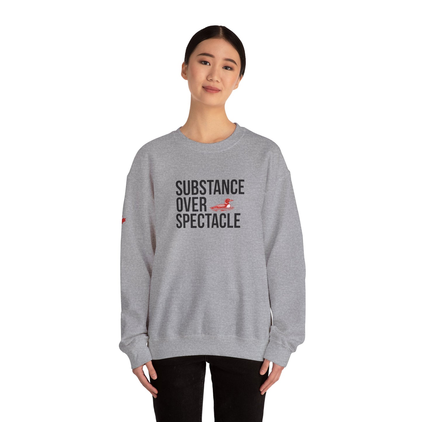 Substance Over Spectacle Crewneck Sweatshirt