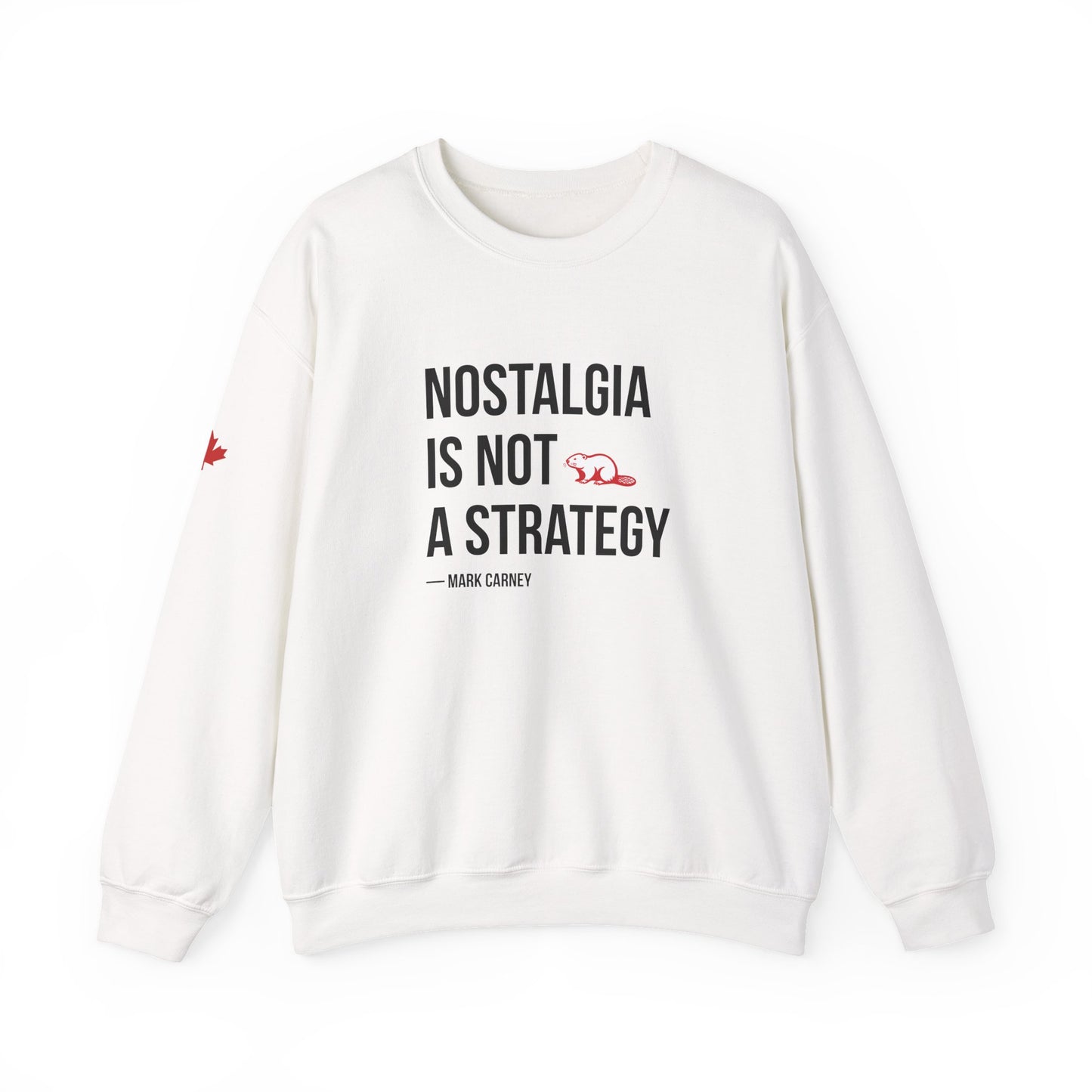 Nostalgia Is Not A Strategy Crewneck Sweatshirt